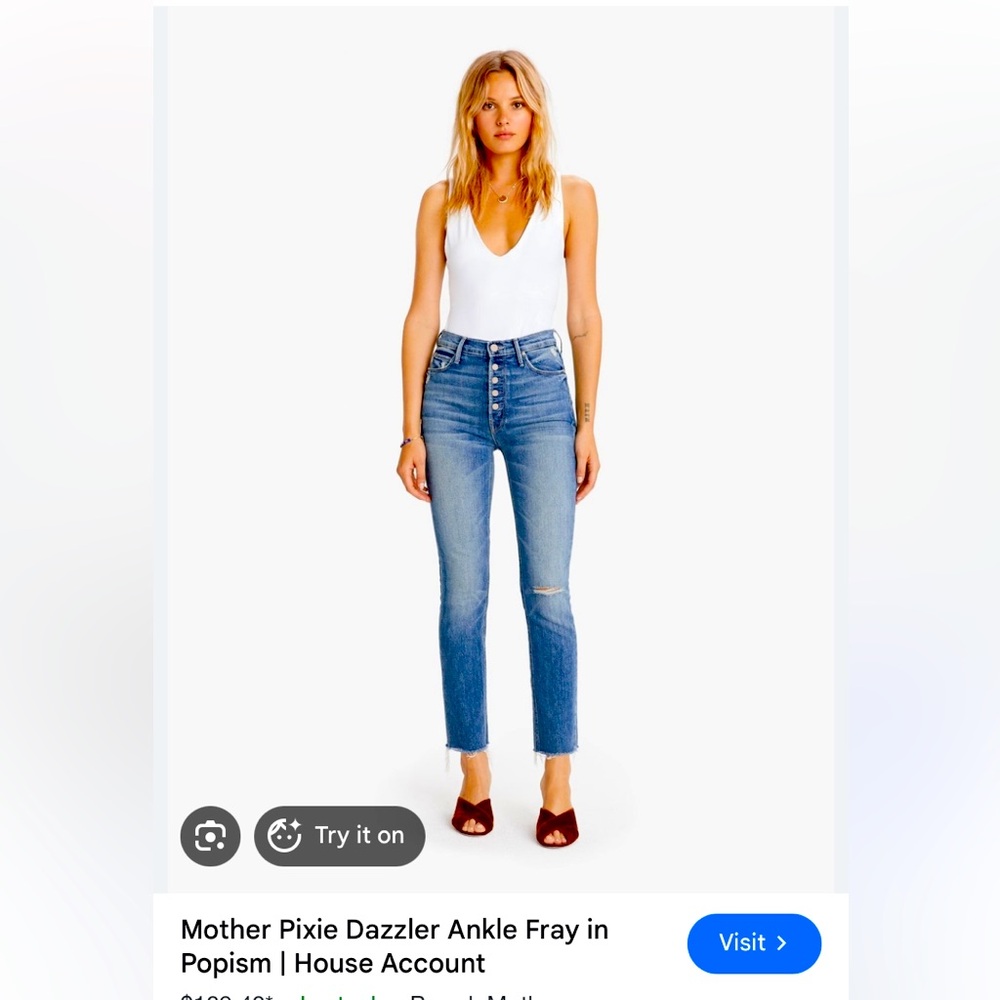 Mother pixie jean